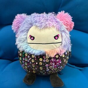 Original SquishMallows Named Frumpy Size 8 “ Inch Bigfoot Valentines Day NWTS